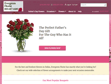 Tablet Screenshot of evergreenflorist.net